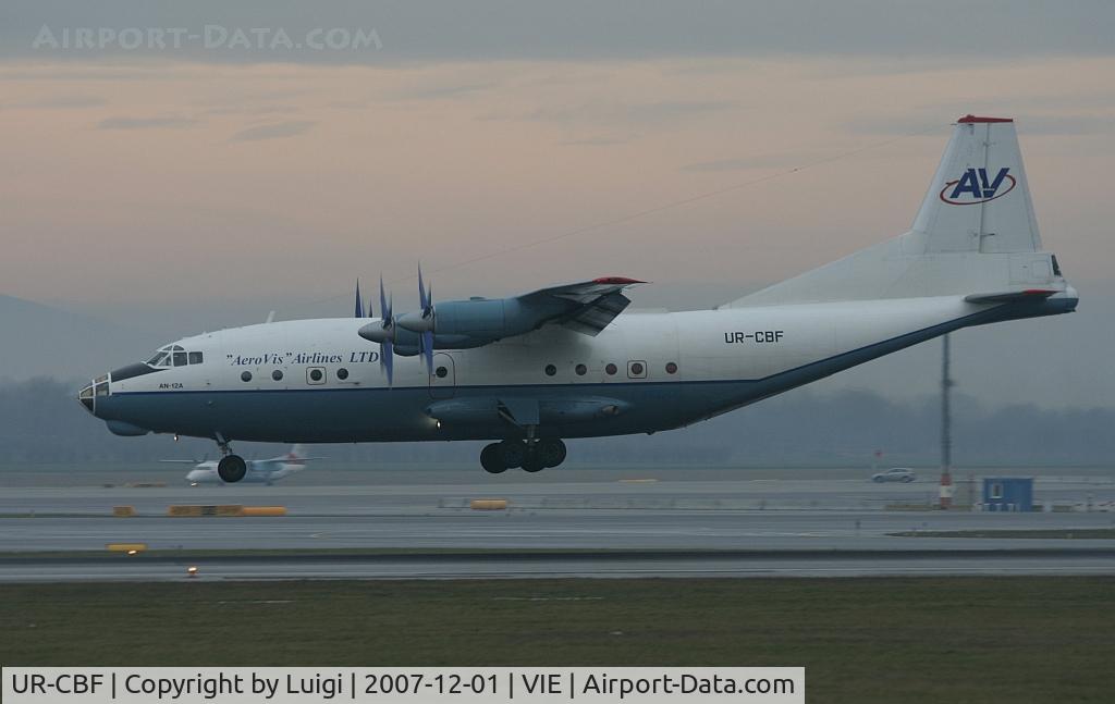 UR-CBF, Antonov An-12A C/N 2340507, Aero Vis Airlines An-12