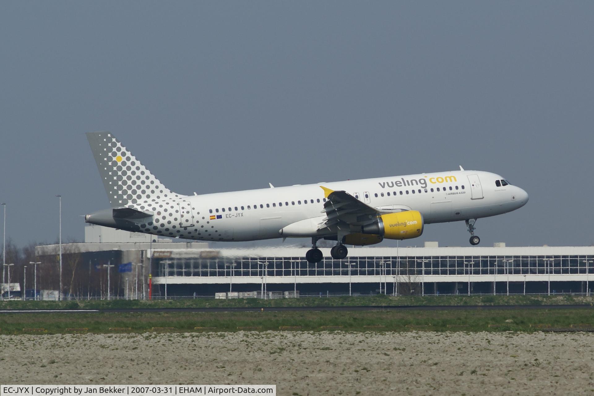 EC-JYX, 2006 Airbus A320-214 C/N 2962, Schiphol