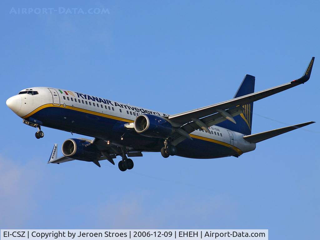 EI-CSZ, 2002 Boeing 737-8AS C/N 32780, Specail message for Alitalia on the fuselage