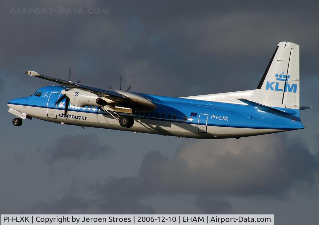 PH-LXK, 1993 Fokker 50 C/N 20271, Amsterdam, Netherlands