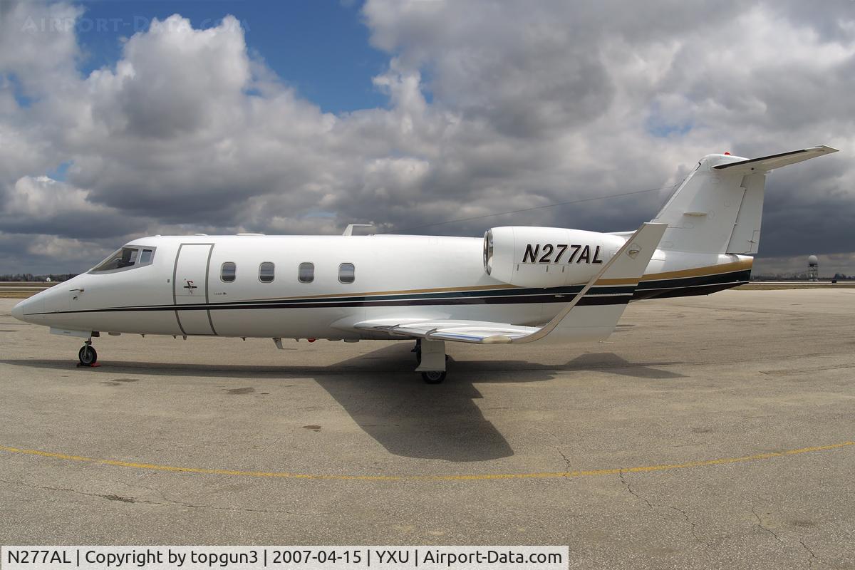 N277AL, 1984 Gates Learjet 55 C/N 104, Parked at Ramp III