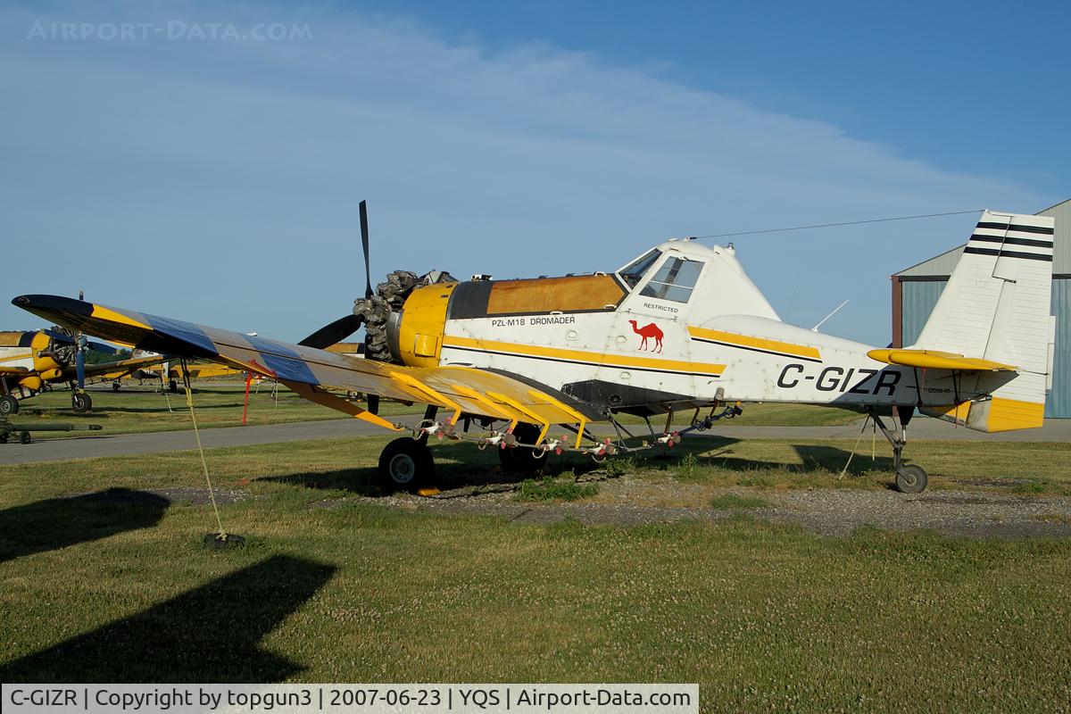 C-GIZR, 1982 PZL-Mielec M-18 Dromader C/N 1Z008-05, Crop duster