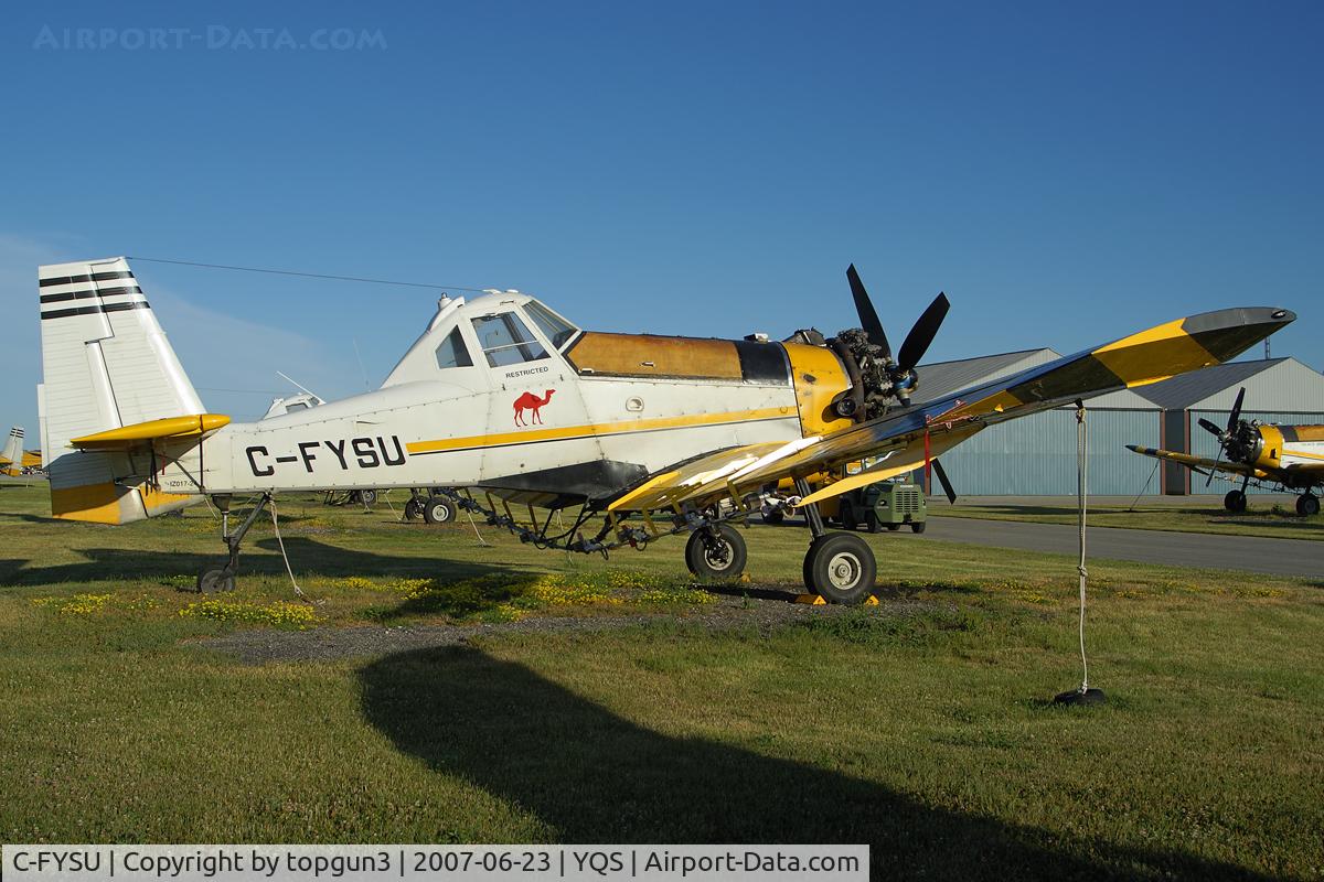C-FYSU, 1987 PZL-Mielec M-18 Dromader C/N 1Z017-24, Crop duster