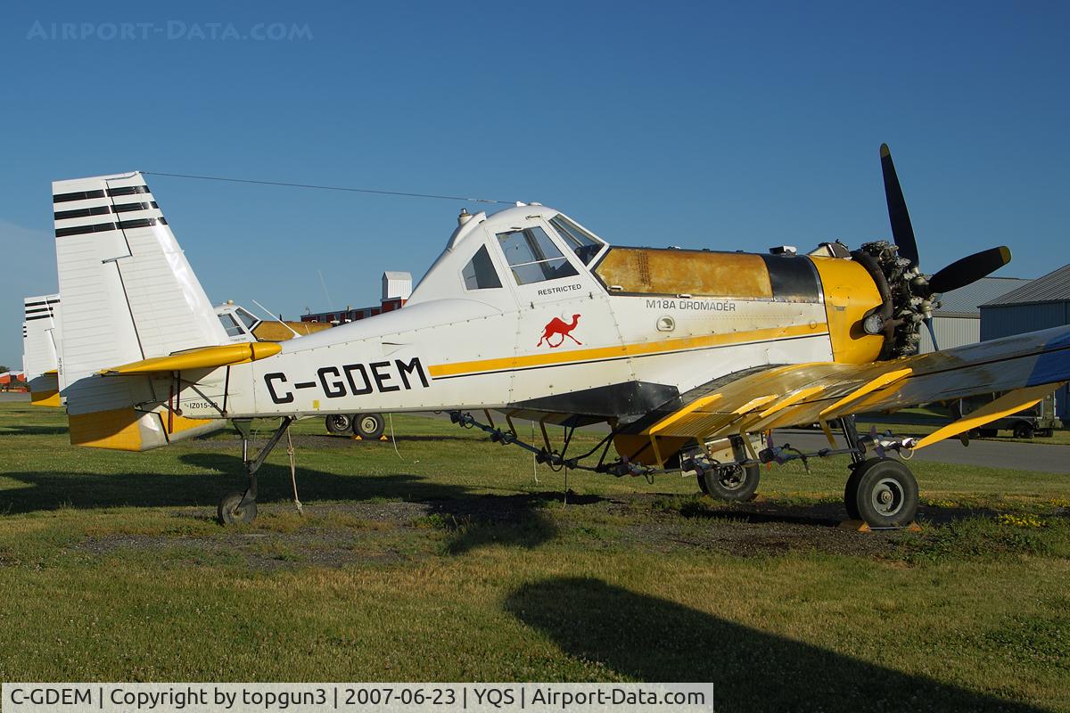 C-GDEM, 1985 PZL-Mielec M-18B Dromader C/N 1Z015-20, Crop duster