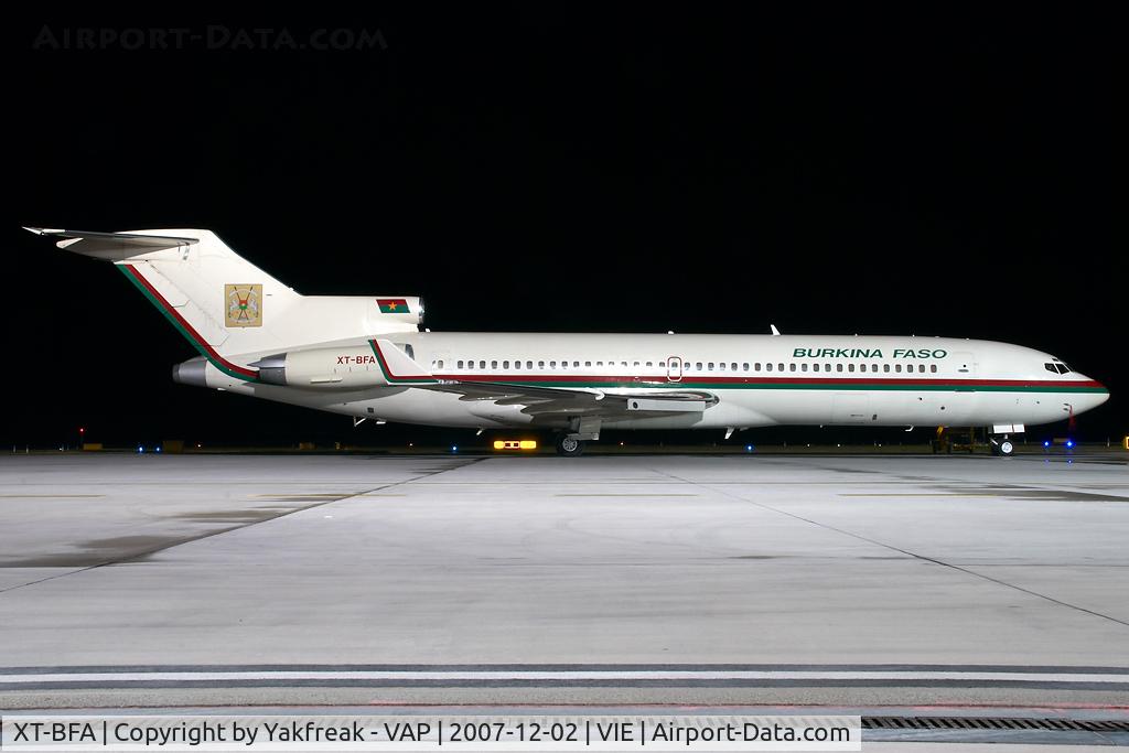 XT-BFA, 1981 Boeing 727-282 C/N 22430, Burkina Faso Government Boeing 727-200