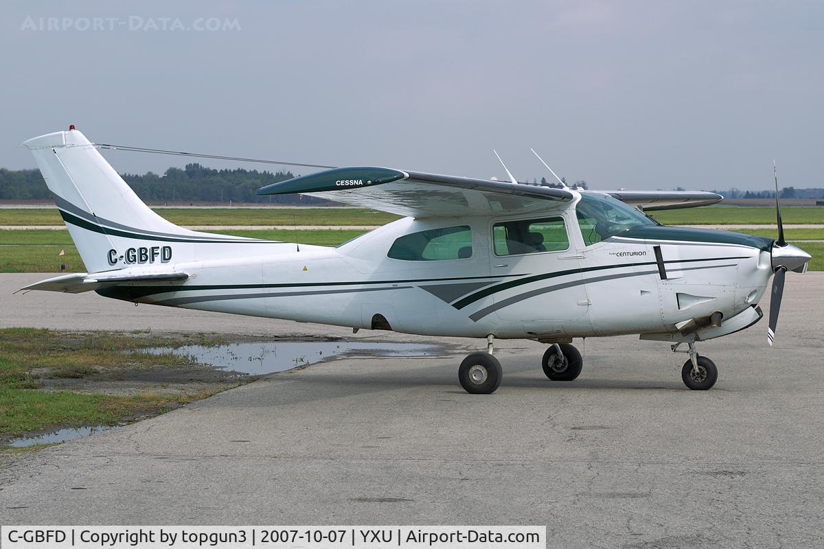 C-GBFD, 1978 Cessna T210M Turbo Centurion C/N 21062680, Parked on Ramp III.