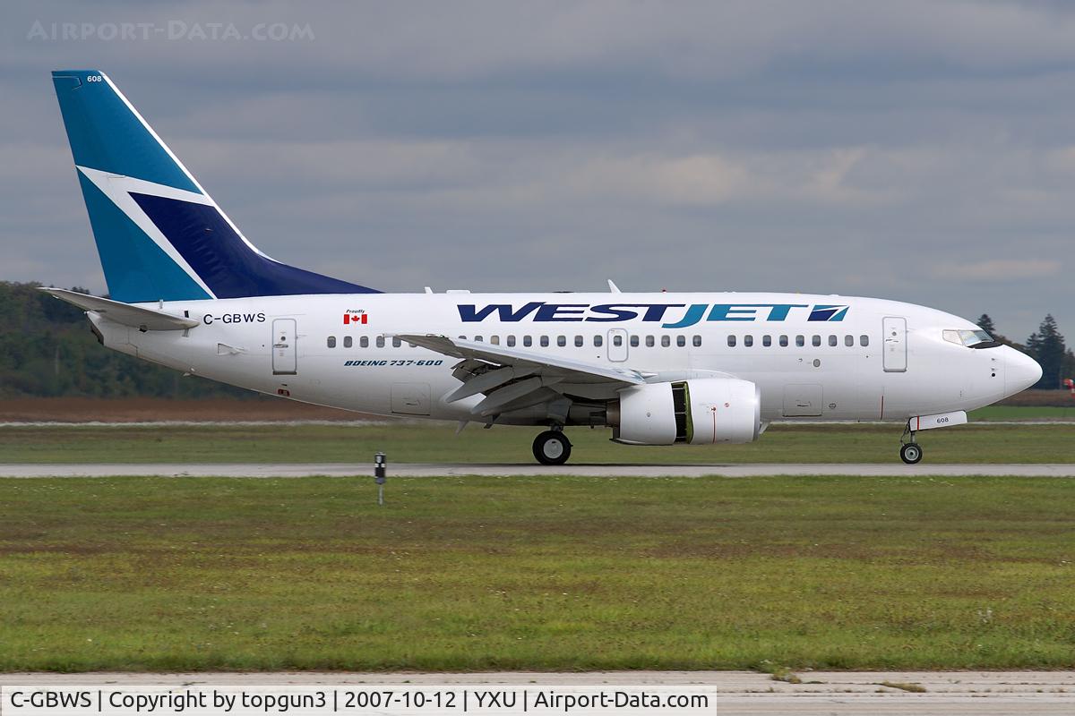 C-GBWS, 2006 Boeing 737-6CT C/N 34288, Taxiing on Golf.