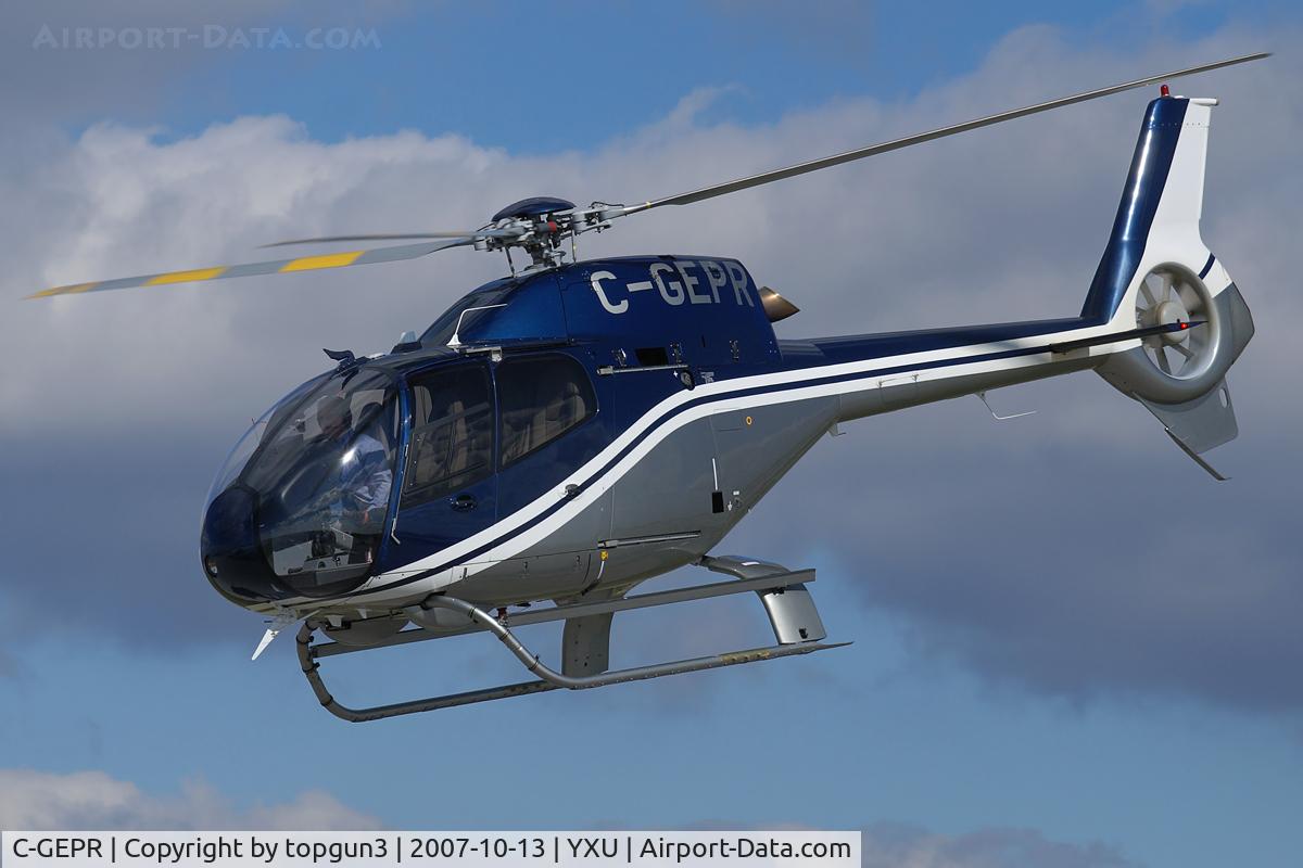 C-GEPR, 2006 Eurocopter EC-120B Colibri C/N 1426, Taking off from Ramp III.