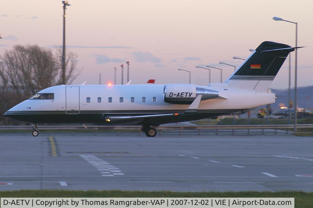 D-AETV, 1999 Bombardier Challenger 604 (CL-600-2B16) C/N 5417, Air Independence Canadair CL600 Challenger