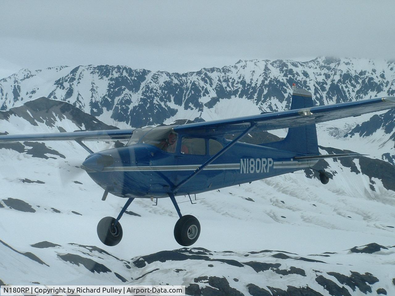 N180RP, 1958 Cessna 180A C/N 50201, Lake Clark Pass, Alaska