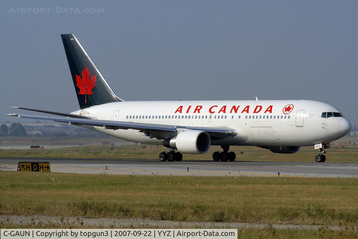 C-GAUN, 1983 Boeing 767-233 C/N 22520, Taxiing for departure via RWY23.