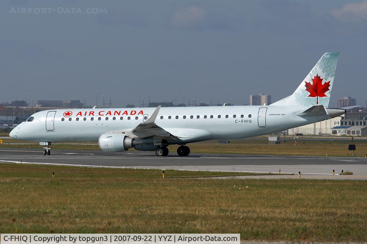 C-FHIQ, 2006 Embraer 190AR (ERJ-190-100IGW) C/N 19000031, Ready for departure via RWY23.