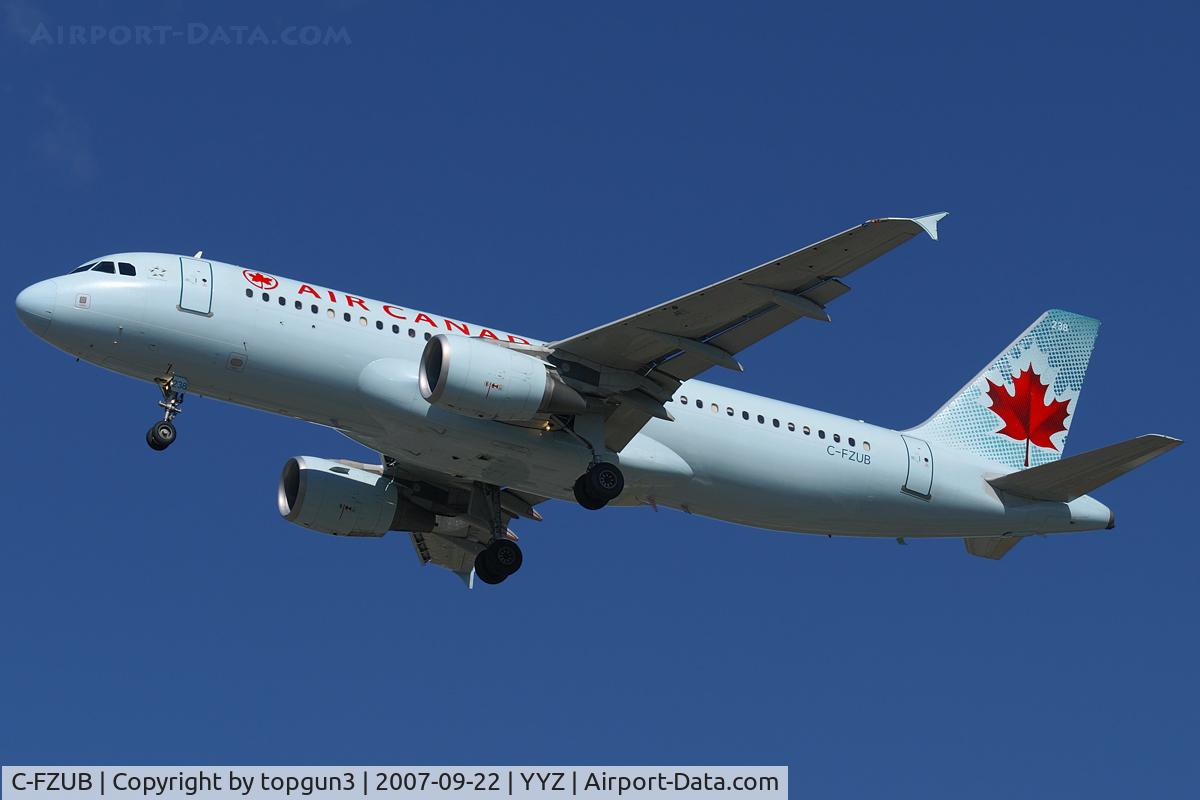 C-FZUB, 2003 Airbus A320-214 C/N 1940, Short final for RWY24R.