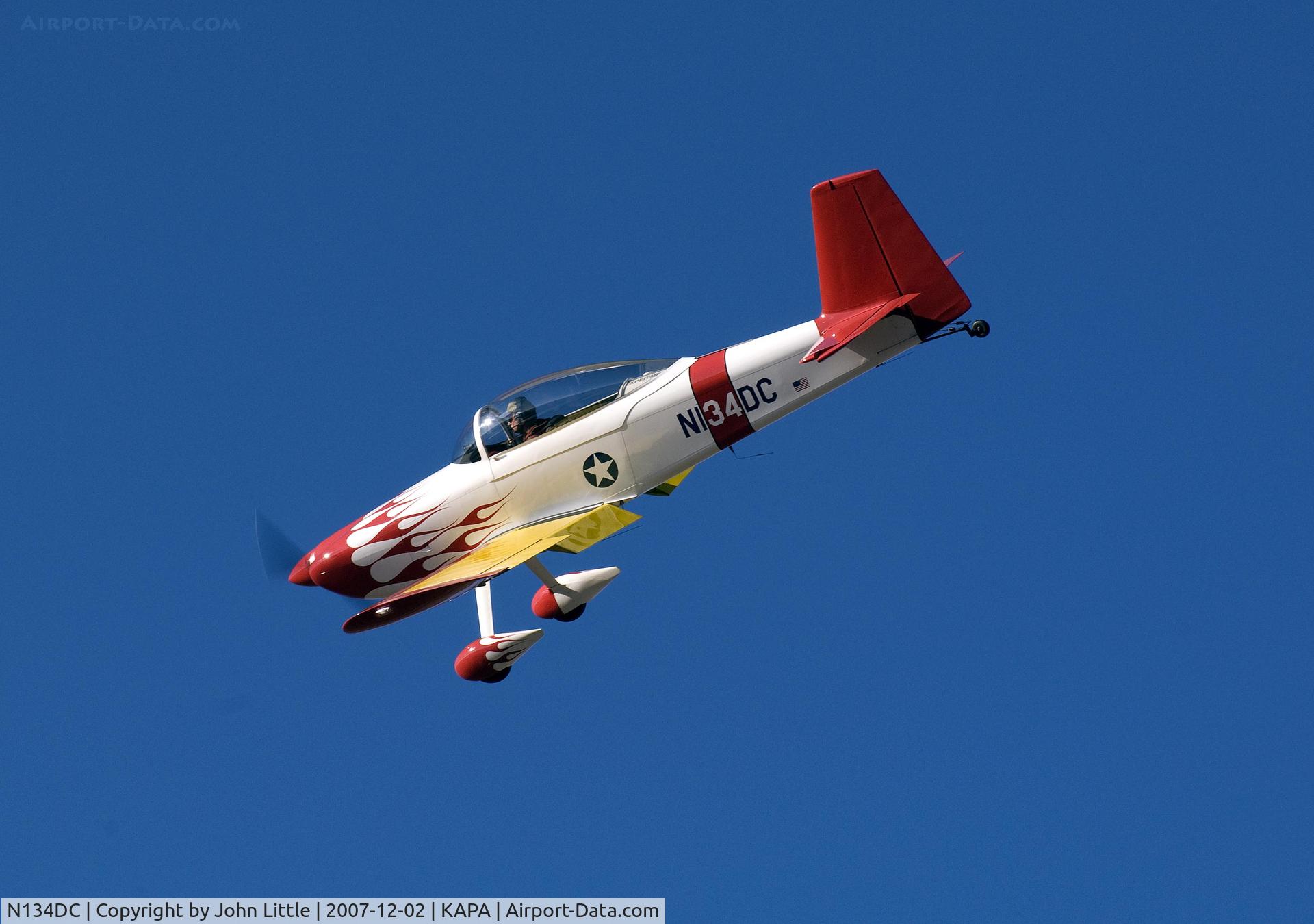 N134DC, 2003 Vans RV-8 C/N 8-1116, Approach to 17L