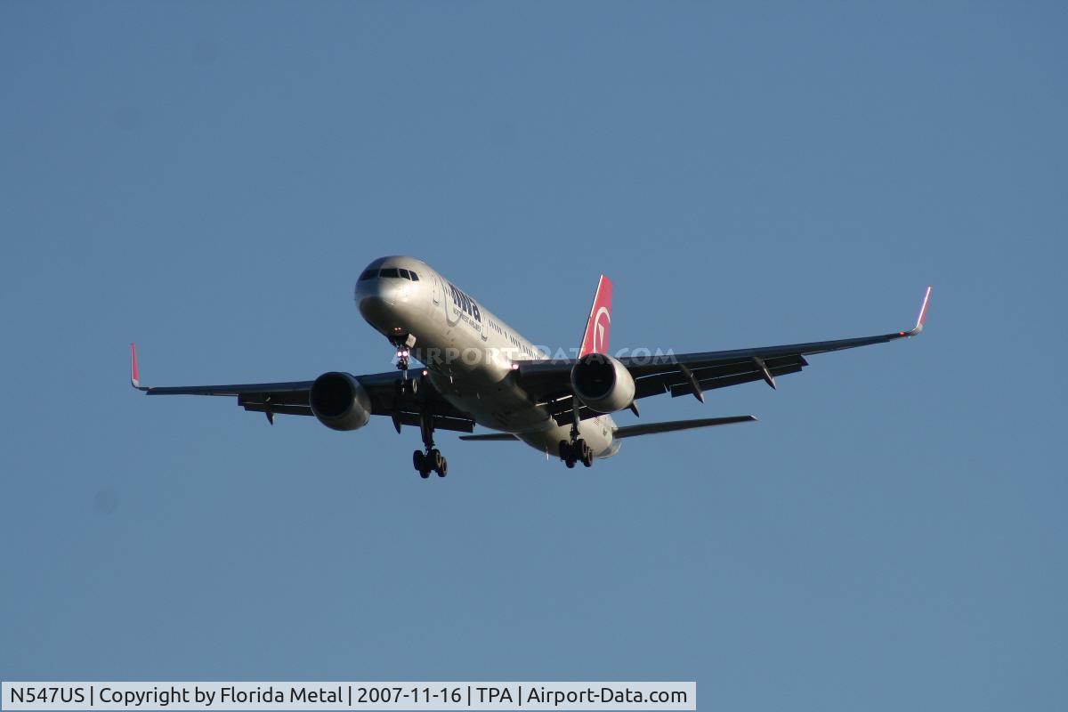 N547US, 1996 Boeing 757-251 C/N 26494, Northwest