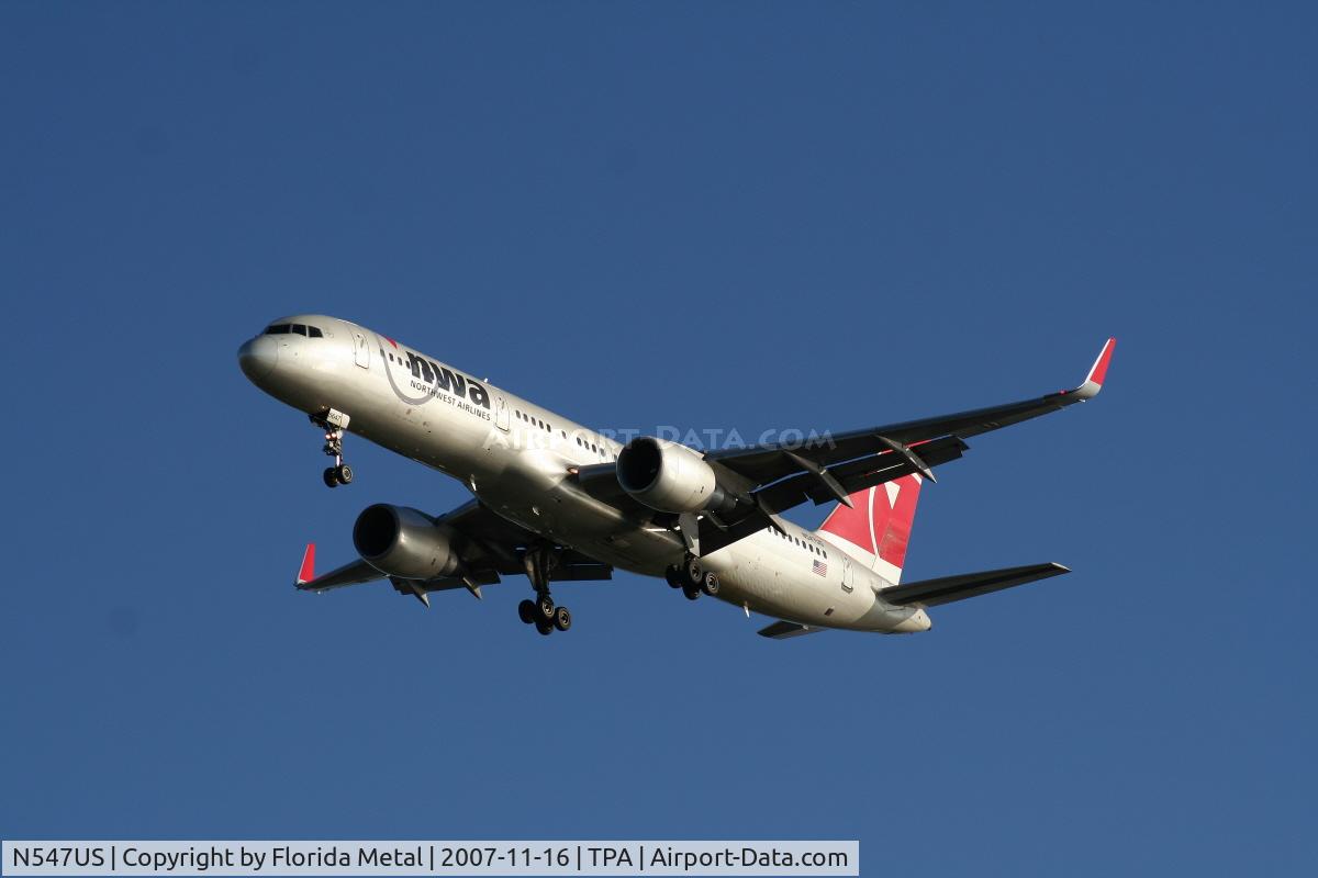 N547US, 1996 Boeing 757-251 C/N 26494, Northwest