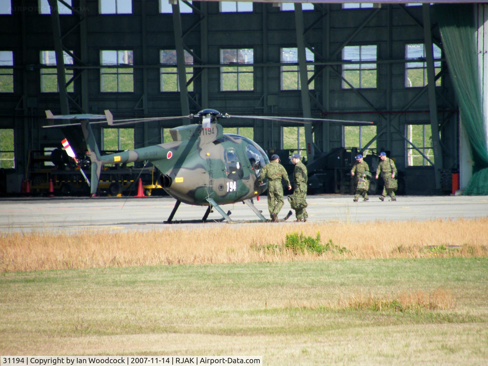 31194, Hughes (Kawasaki) OH-6D (369D) C/N 6500, OH-6D/Kasumigaura