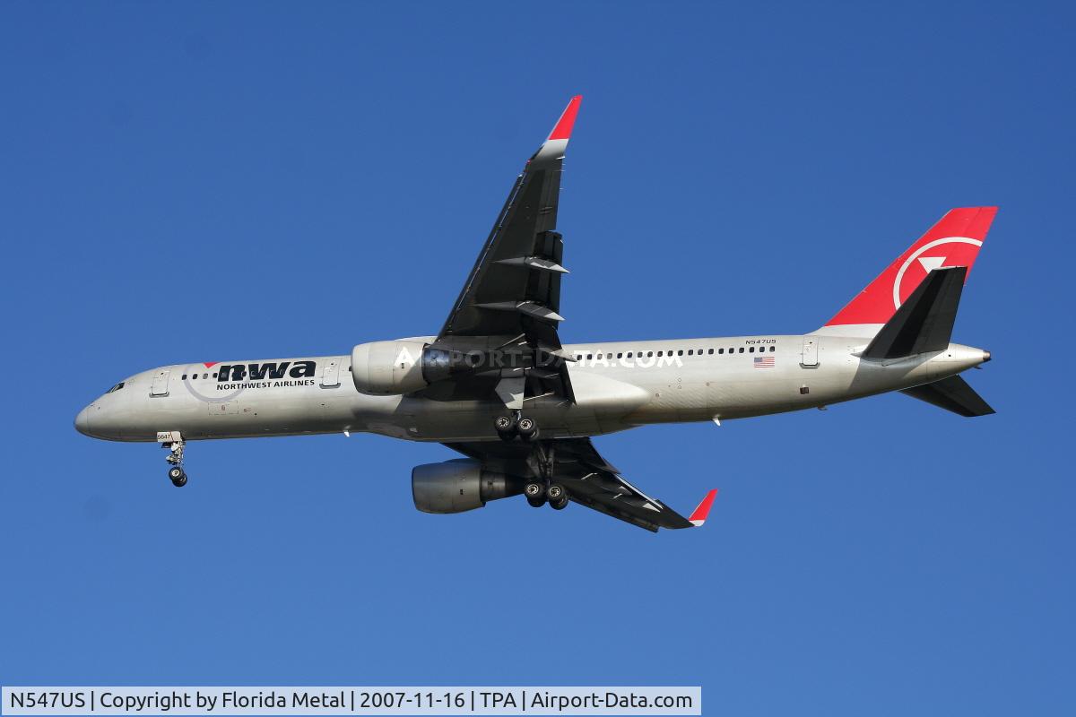 N547US, 1996 Boeing 757-251 C/N 26494, Northwest