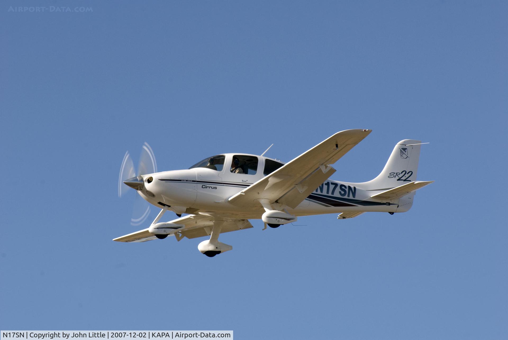 N17SN, 2001 Cirrus SR22 C/N 0115, Approach to 17L