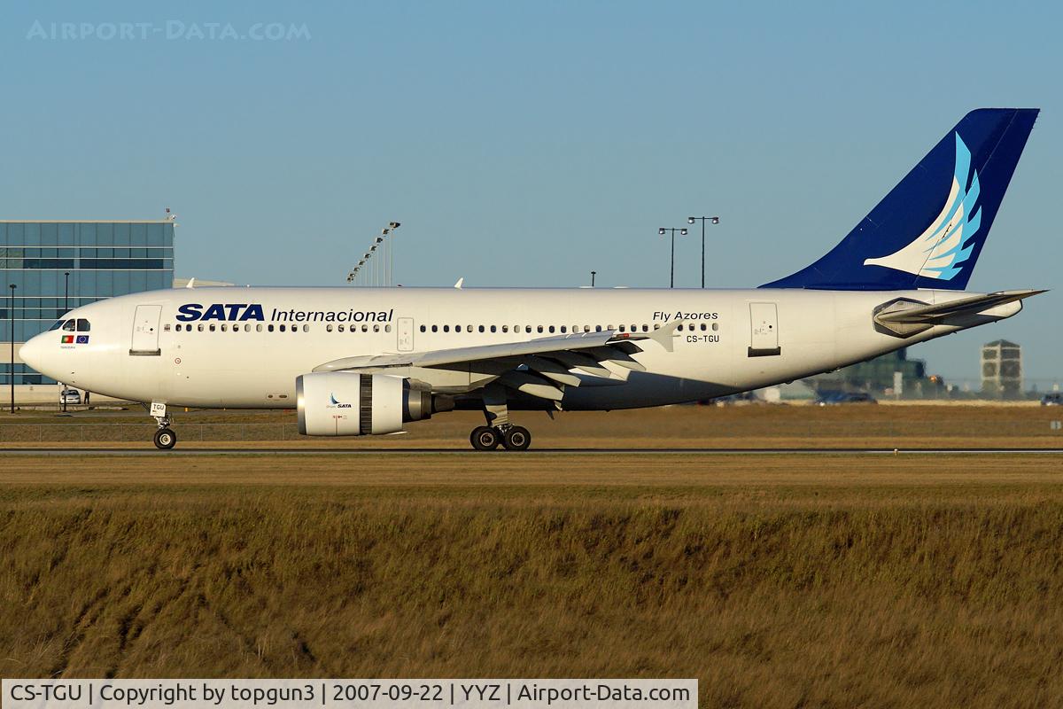 CS-TGU, 1991 Airbus A310-304 C/N 571, Landing on RWY33L.