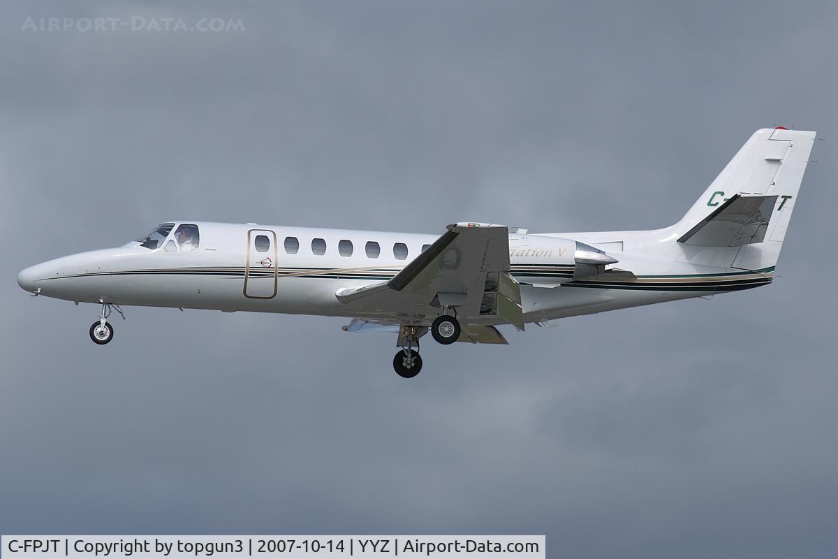 C-FPJT, 1989 Cessna 560 Citation Ultra C/N 560-0017, Short final for RWY23.