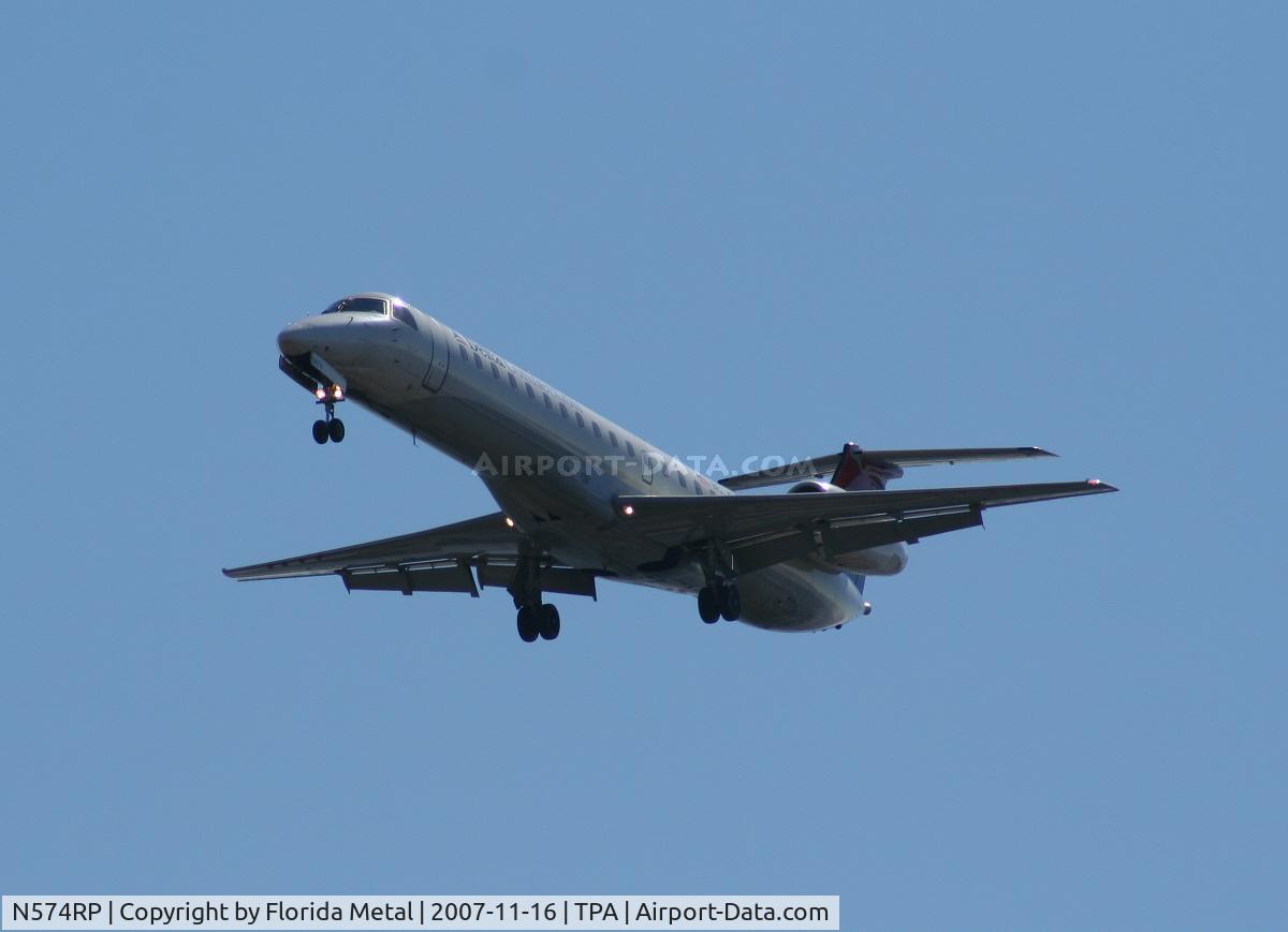 N574RP, 2004 Embraer ERJ-145LR (EMB-145LR) C/N 14500845, Delta Connection