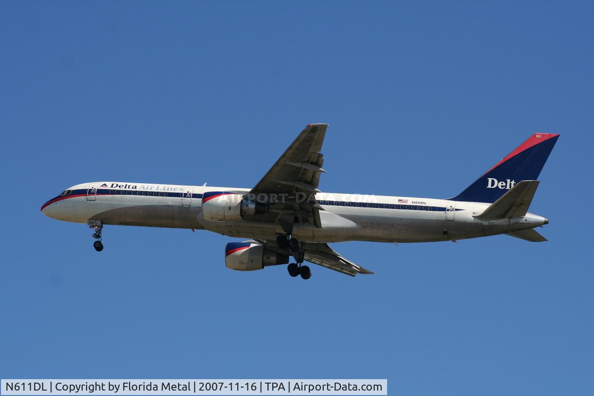N611DL, 1985 Boeing 757-232 C/N 22818, Delta