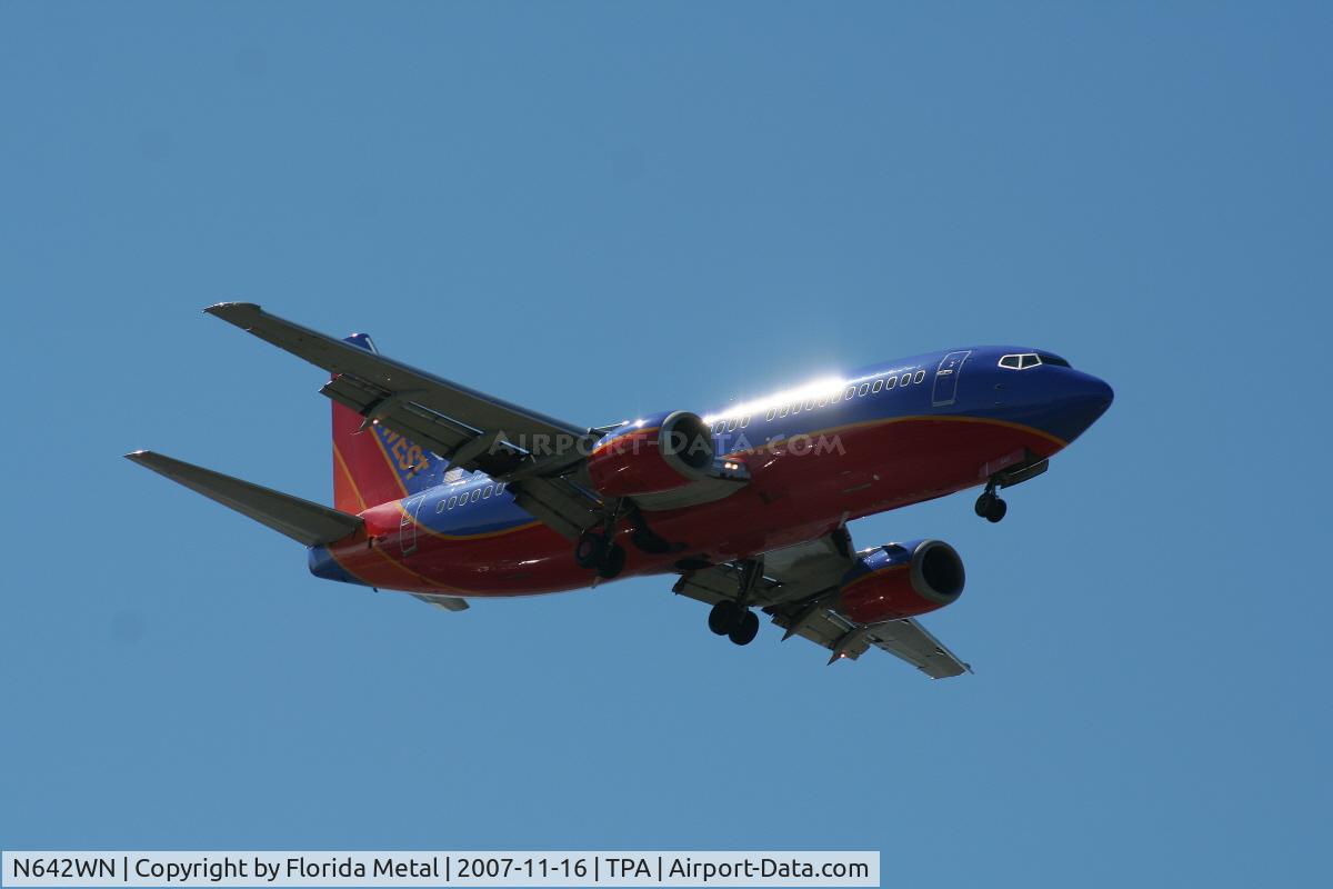 N642WN, 1997 Boeing 737-3H4 C/N 27715, Southwest
