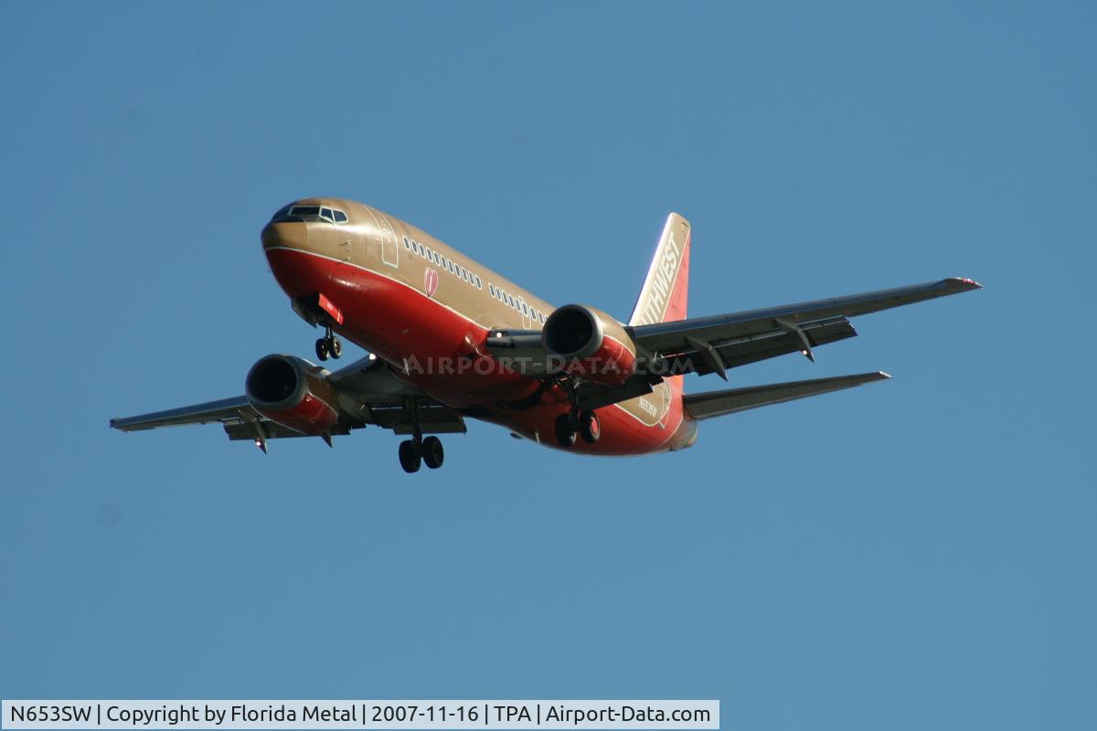 N653SW, 1997 Boeing 737-3H4 C/N 28398, Southwest