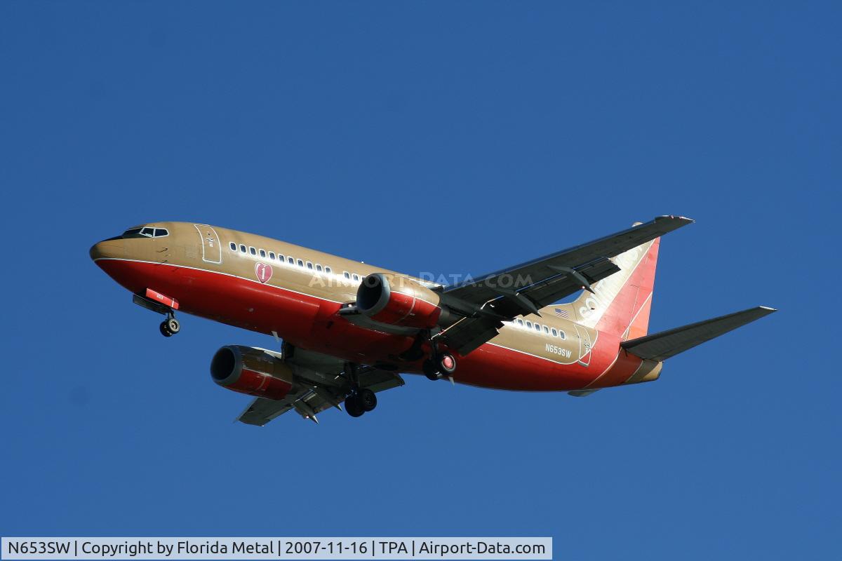 N653SW, 1997 Boeing 737-3H4 C/N 28398, Southwest