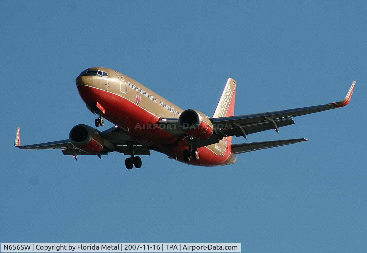 N656SW, 1997 Boeing 737-3H4 C/N 28401, Southwest