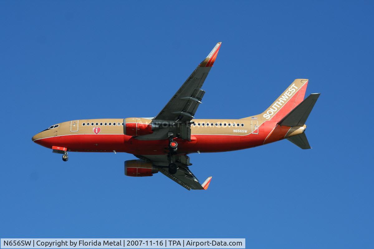 N656SW, 1997 Boeing 737-3H4 C/N 28401, Southwest