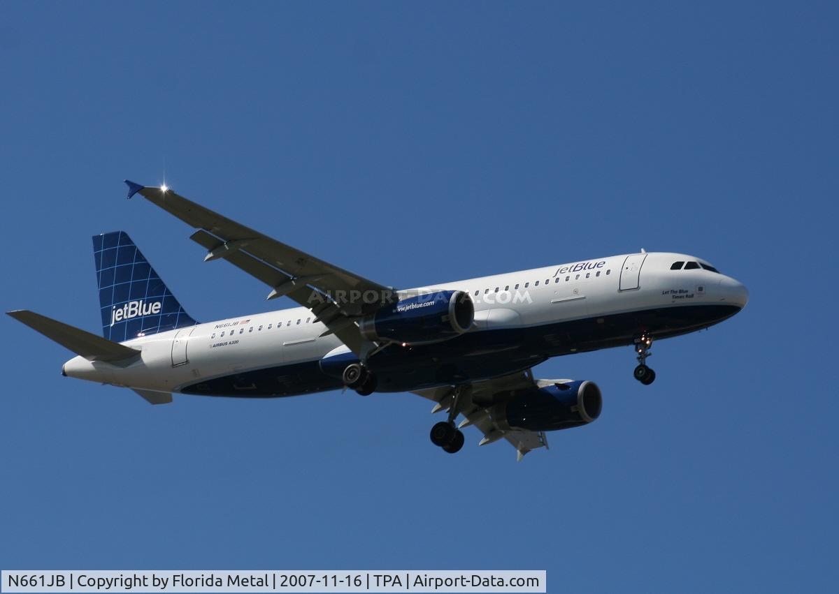 N661JB, 2007 Airbus A320-232 C/N 3228, Jet Blue