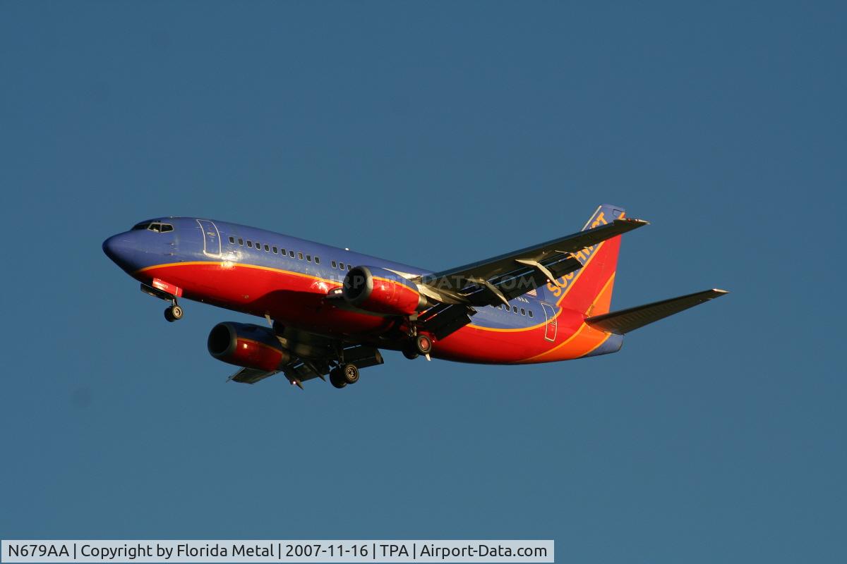 N679AA, 1986 Boeing 737-3A4 C/N 23291, Southwest