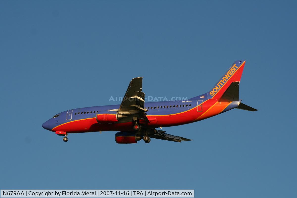 N679AA, 1986 Boeing 737-3A4 C/N 23291, Southwest