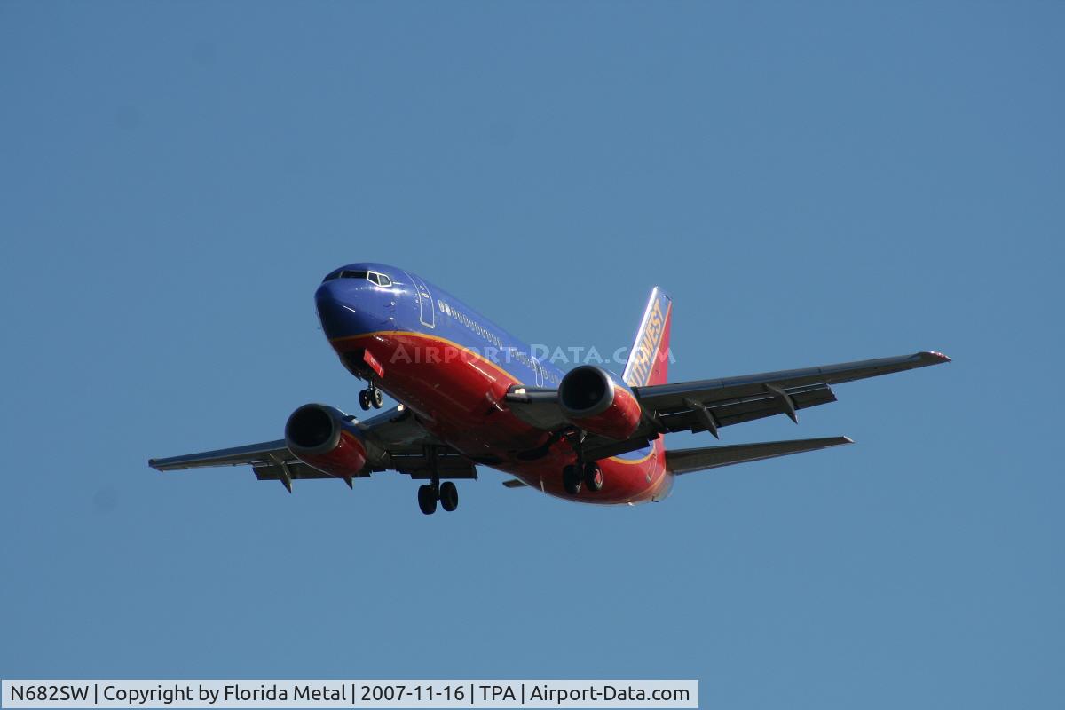N682SW, 1986 Boeing 737-3Y0 C/N 23496, Southwest