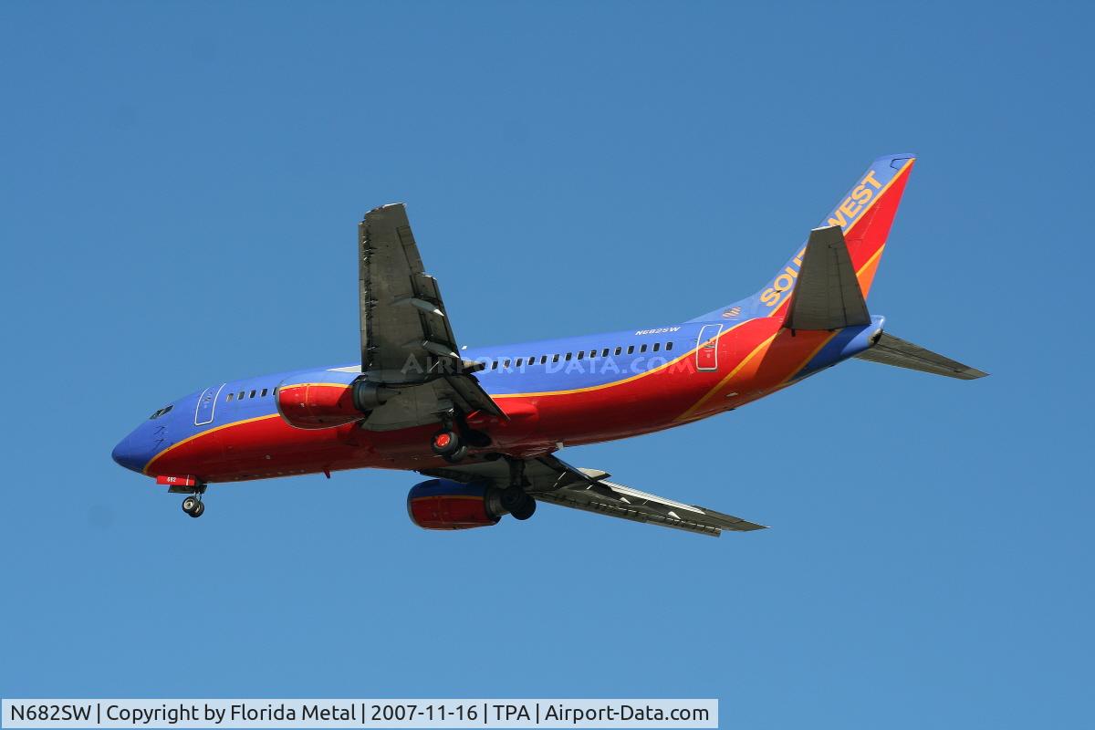 N682SW, 1986 Boeing 737-3Y0 C/N 23496, Southwest