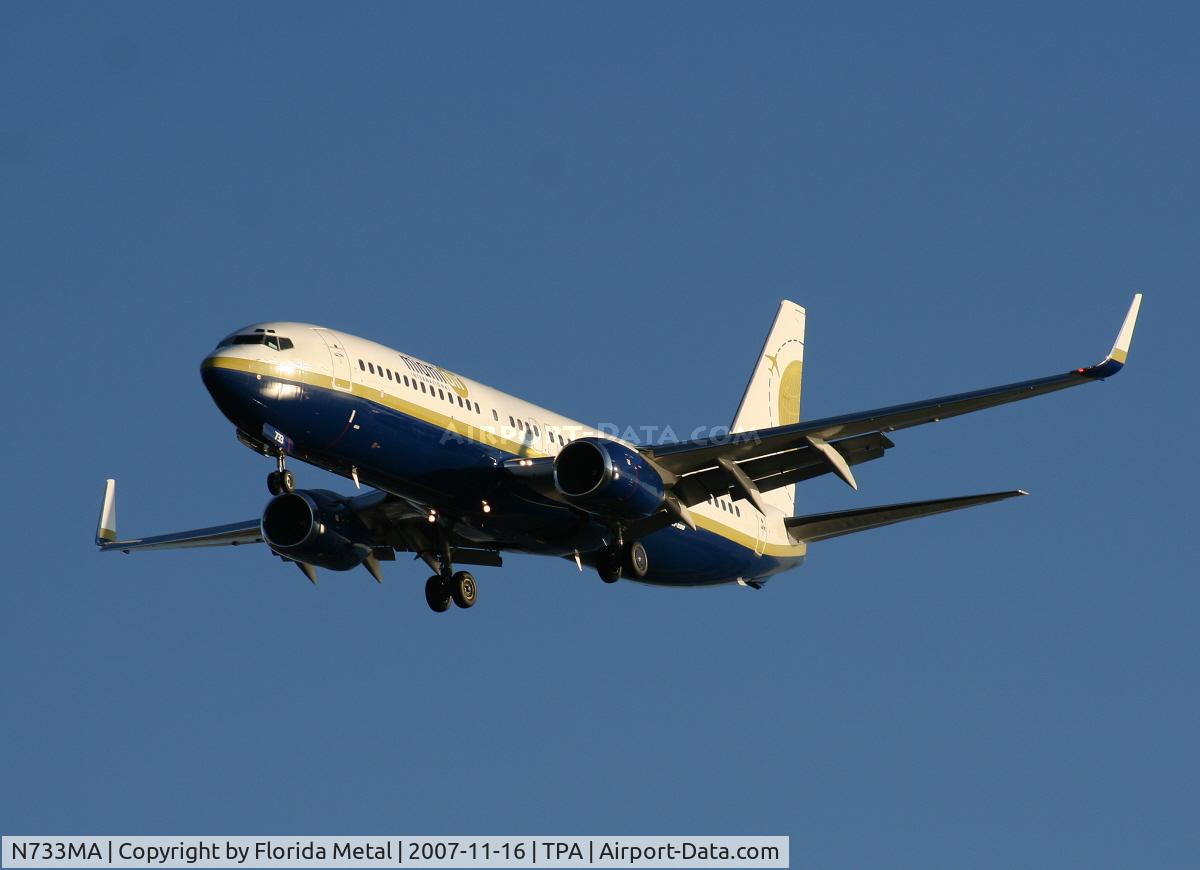 N733MA, 2001 Boeing 737-81Q C/N 30619, Miami Air