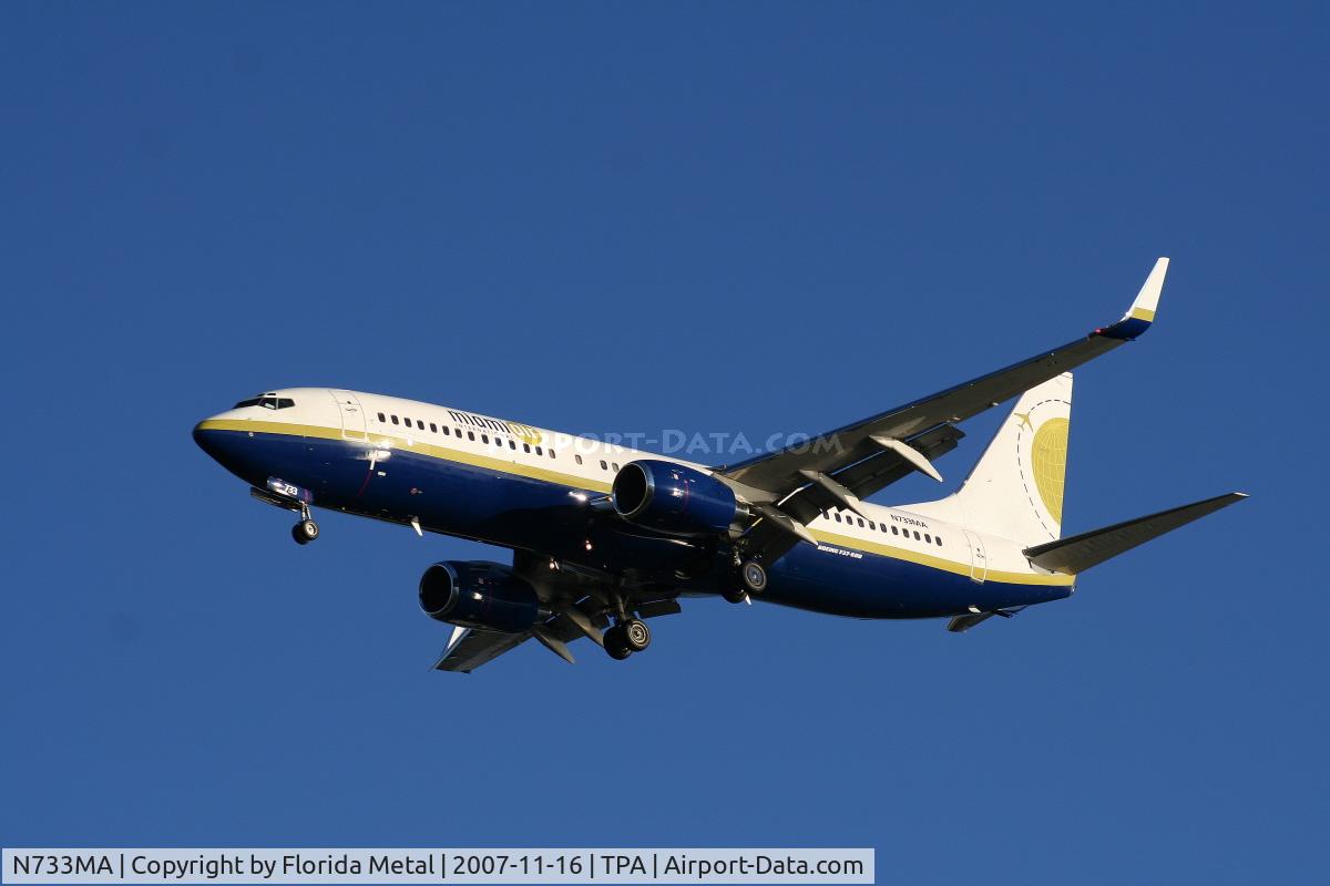 N733MA, 2001 Boeing 737-81Q C/N 30619, Miami Air