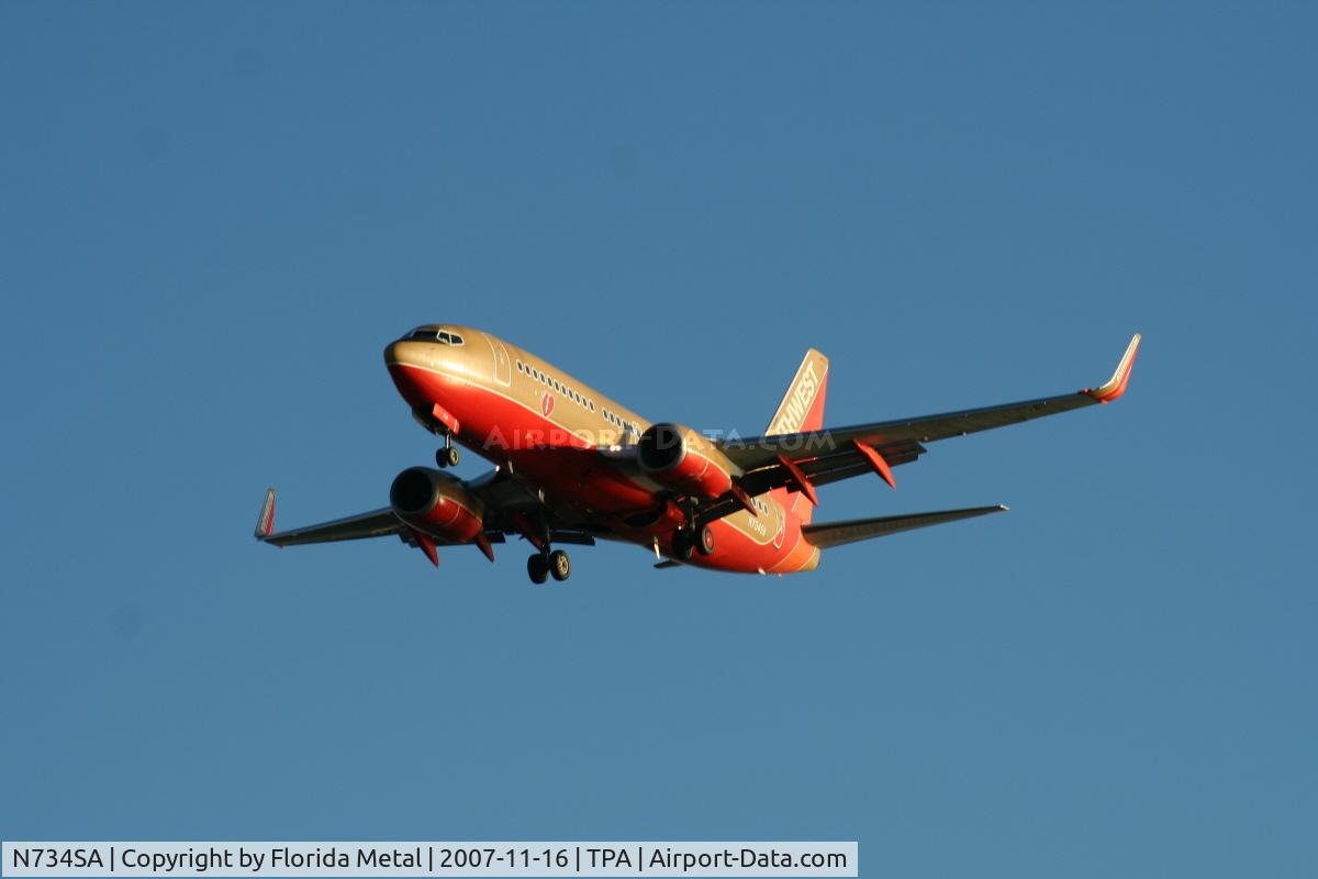 N734SA, 1999 Boeing 737-7H4 C/N 27866, Southwest