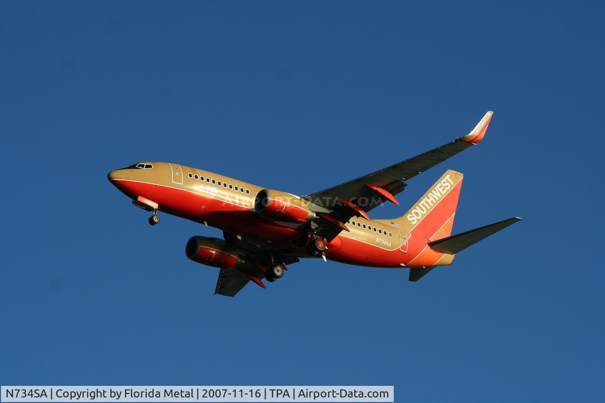 N734SA, 1999 Boeing 737-7H4 C/N 27866, Southwest