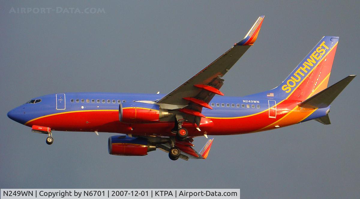 N249WN, 2006 Boeing 737-7H4 C/N 34951, TPA