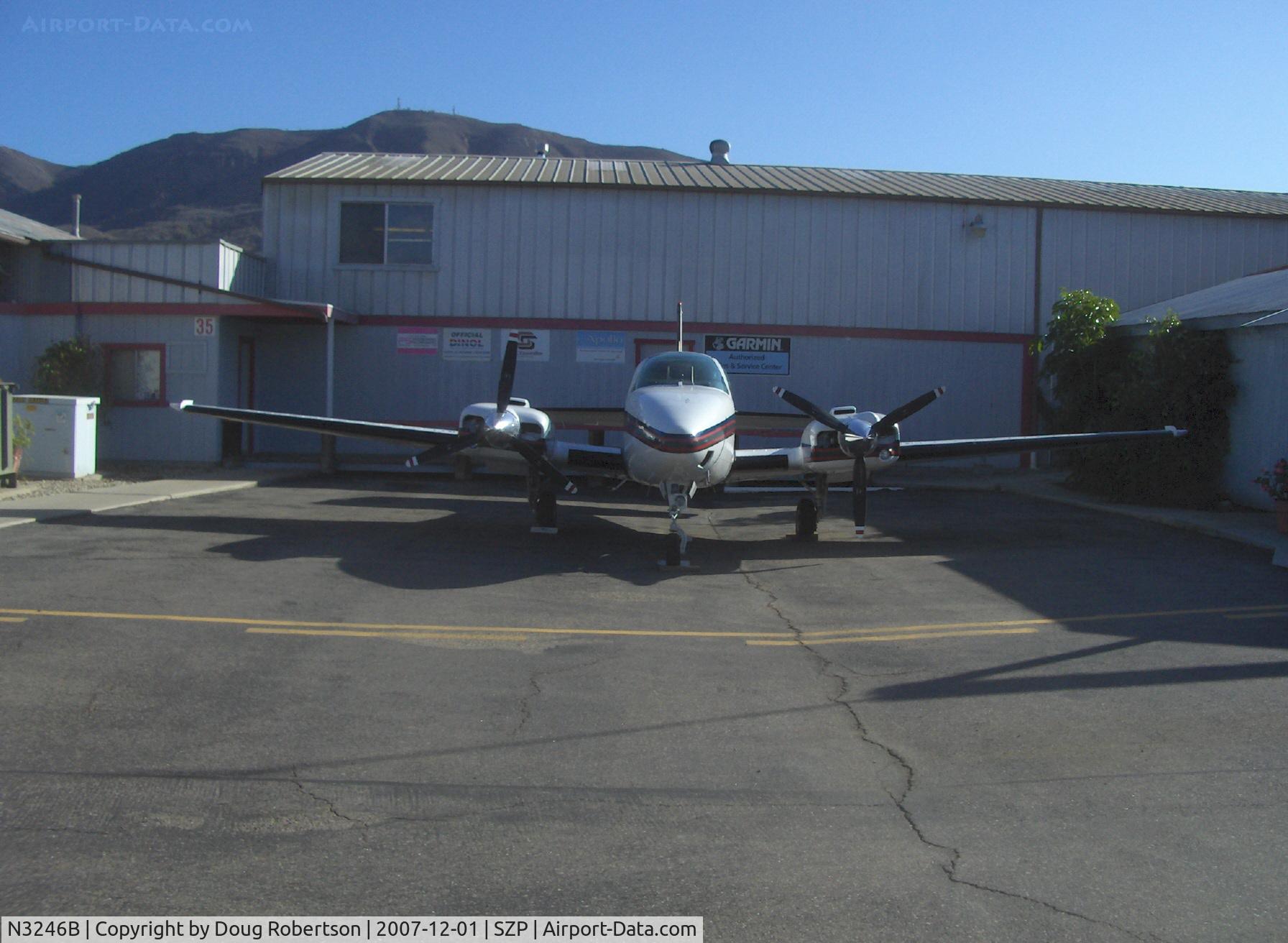 N3246B, 1995 Beech 58 Baron C/N TH-1746, 1995 Beech 58 BARON, two Continental IO-550-Cs 285 Hp each, cruise 230 mph @ 7,000 ft