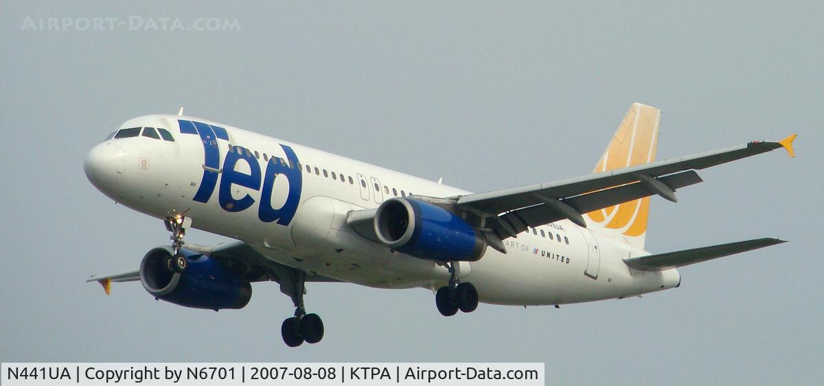 N441UA, 1997 Airbus A320-232 C/N 751, 36L
