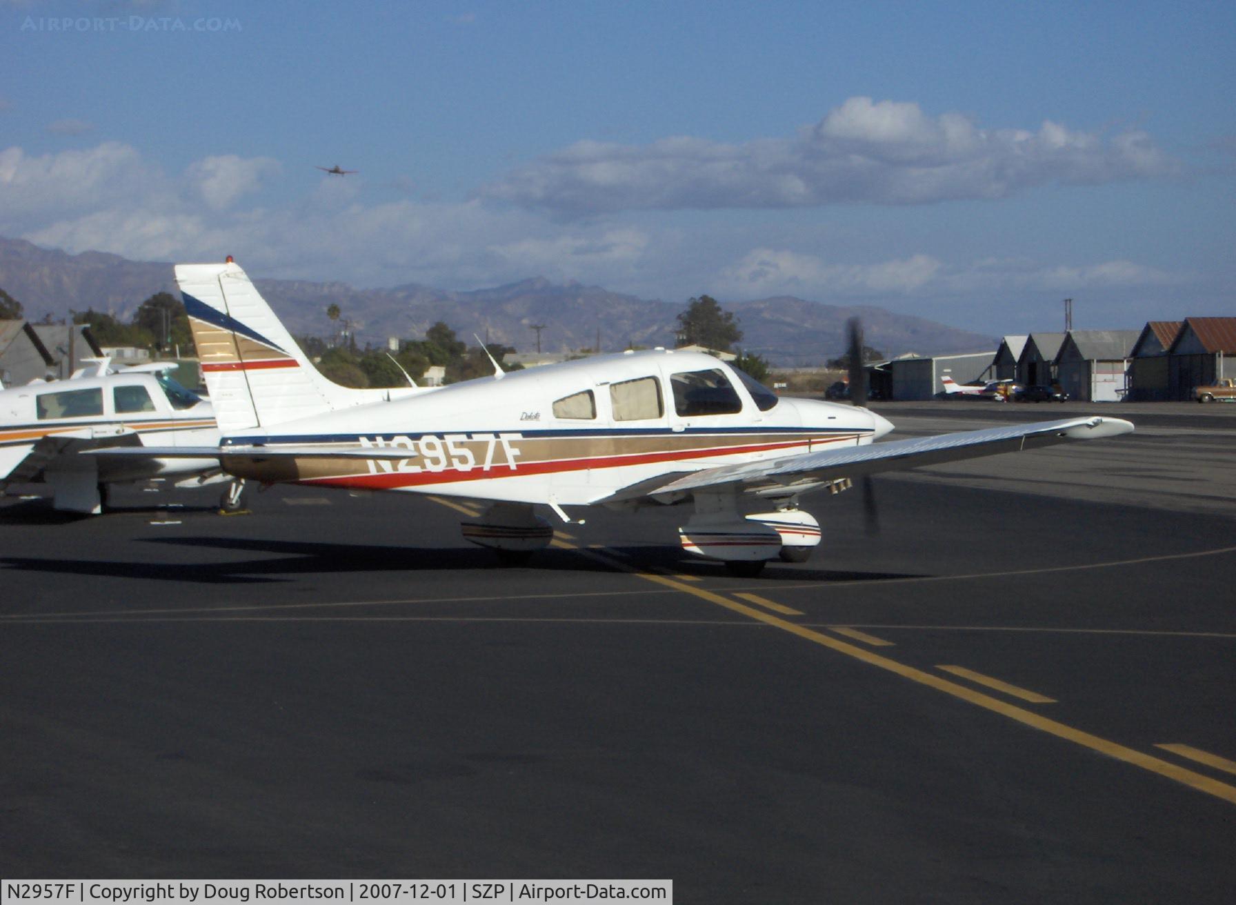 N2957F, 1979 Piper PA-28-236 Dakota C/N 28-7911273, 1979 Piper PA-28-236 DAKOTA, Lycoming O-540-J3A5D 235 Hp, taxi