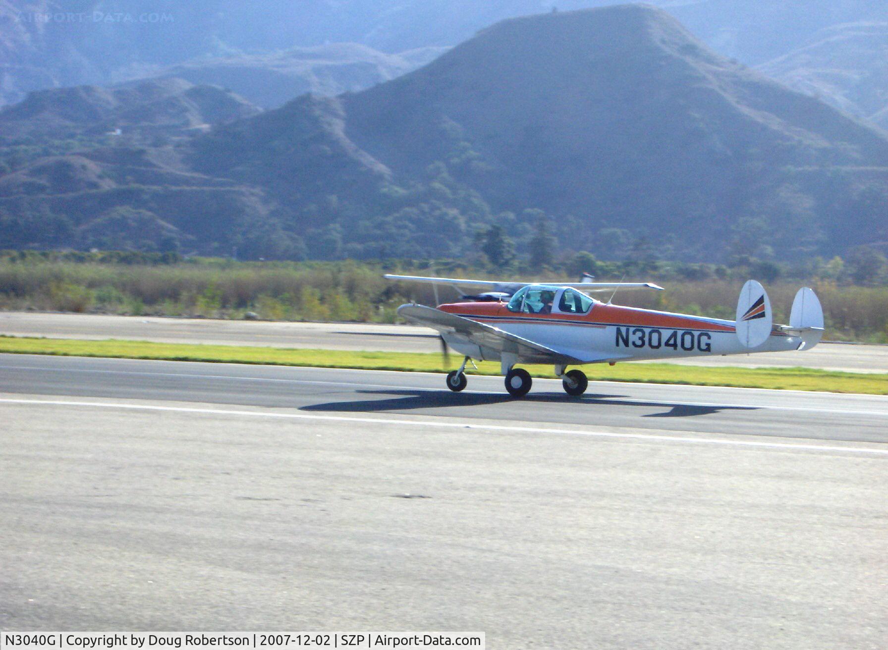 N3040G, 1961 Forney F-1A Aircoupe C/N 5740, 1961 Forney FORNAIRE  AIRCOUPE F-1A, Continental C90-12 95 Hp for takeoff, landing roll Rwy 04