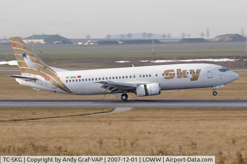 TC-SKG, 1991 Boeing 737-4Q8 C/N 25371, Sky Airlines 737-400