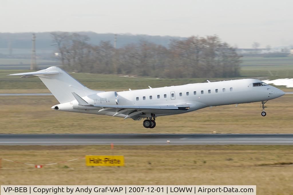 VP-BEB, 2002 Bombardier BD-700-1A10 Global Express C/N 9115, BD700
