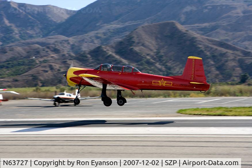 N63727, 1977 Nanchang CJ-6A C/N 1832035, NOTAYAK