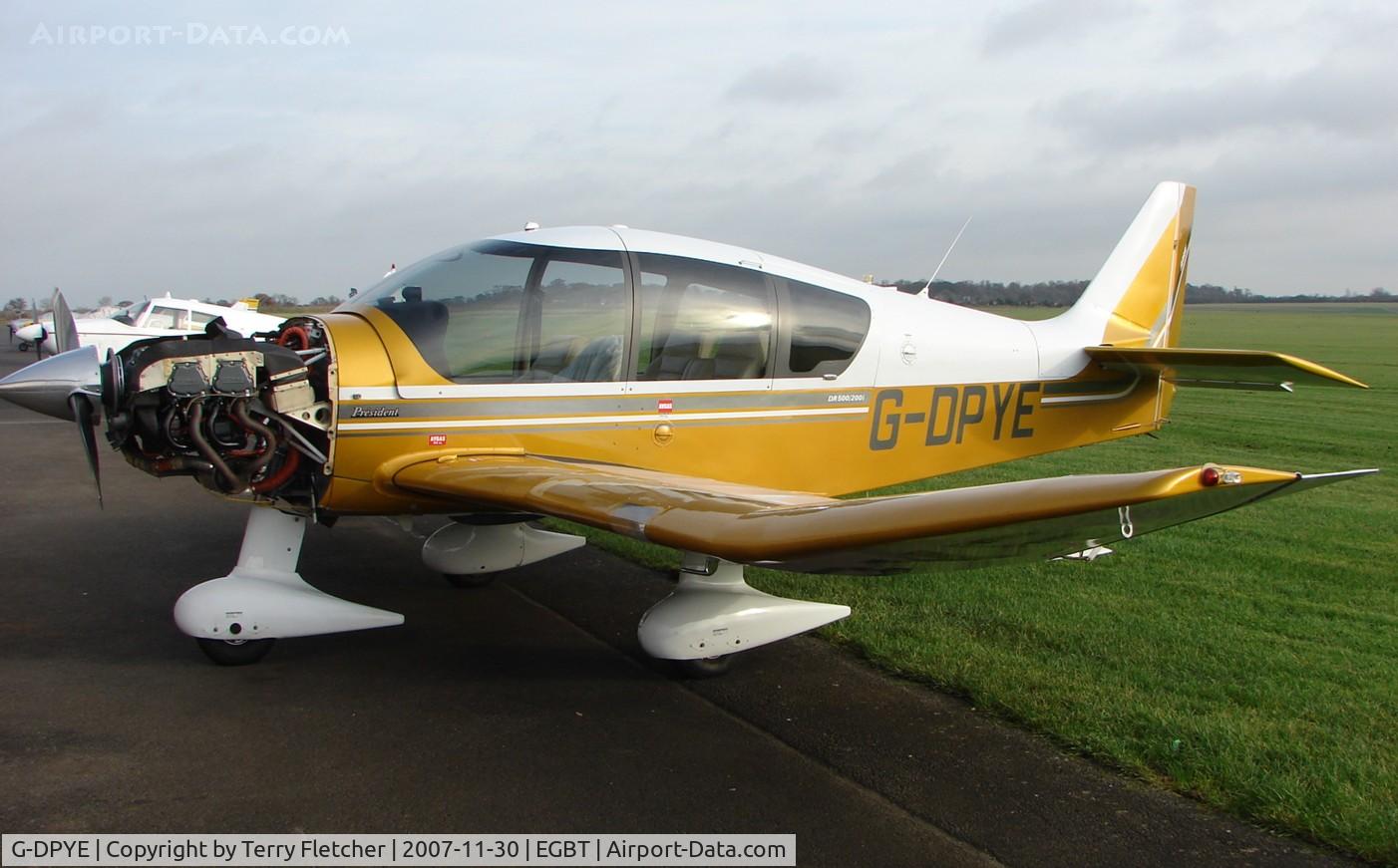G-DPYE, 1999 Robin DR-400-500 President C/N 14, Robin DR400 at Turweston